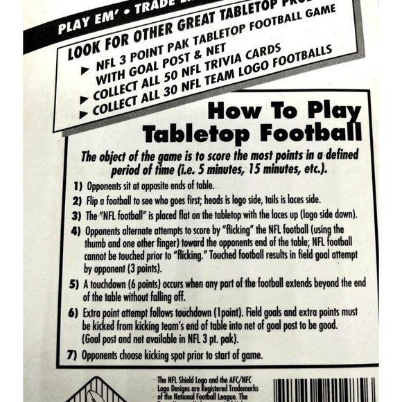 Tabletop NFL Accents Tabletop Nfl Logo Table Top Footballs Game 8